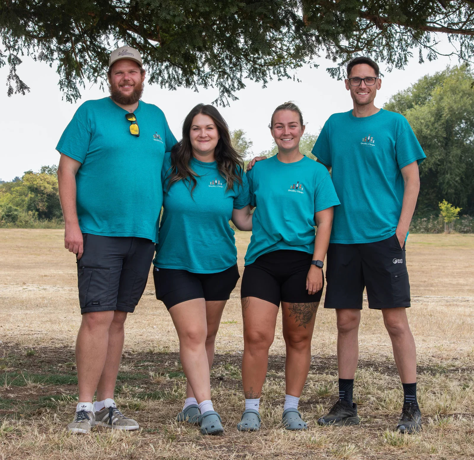 Graham, Eszter, Molly and Matt, Quality Chops owners and trainers